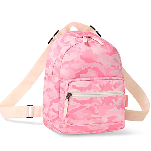 Choco Mocha Pink Small Backpack For Girls And Women Teen, Kids Mini Backpack Purse Cute Little Girls Backpack School Travel Bookbag, Camo #TOP1
