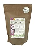 Esparsette Cobs Bio (750g), WiesenGold® Bio-Esparsette Pellets/Cobs – Probierpackung - Premium Futter, naturnaher Anbau, Heimtierfutter, natürliche Wurmkur, Kleintierfutter