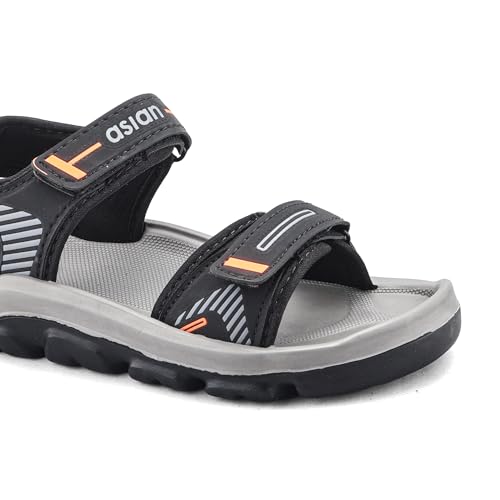 Image of ASIAN Virat Junior-14 Kids Sports Sandals with Velcro Straps | Cushioned Footbed, Lightweight & Anti-Slip Grip | Ideal for Play & Outdoor Use