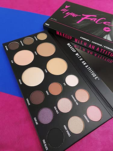 Rude - In Your Face 3-In-1 Palette #TOP1