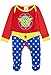 Produktbild DC Comics Wonder Woman Strampler Mädchen, Baby Schlafanzüge, Baumwolle Baby Body mit Langarm und Füssen, Pyjama Strampler Mädchen, Superhelden Baby Kostüm, Geschenke für Neugeborenen (Neugeborene)
