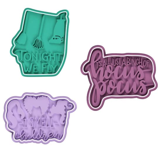 Hocus Pocus Cookie Cutter & Stamp Handmade Products