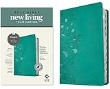NLT Thinline Center-Column Reference Bible, Filament Enabled (LeatherLike, Peony Rich Teal, Indexed, Red Letter)