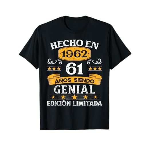61 Años Cumpleaños Regalo Hombre Hecho En 1962 Hecho En 1962 Camiseta