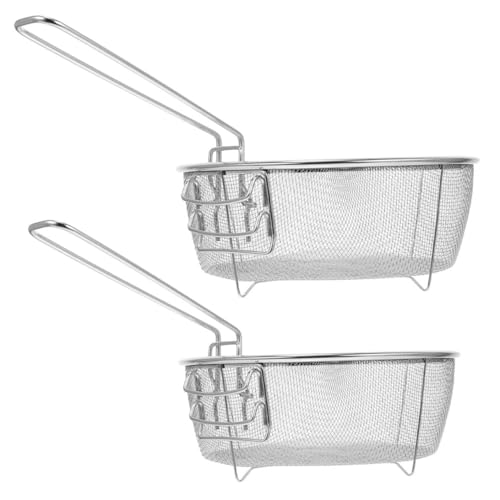 Panier à friture inox pliable pour éviter l'excès d'huile chaude