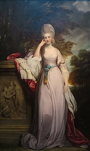 Tableau portrait Joshua Reynolds 60x90cm pour combler le vide d'un grand mur de chambre