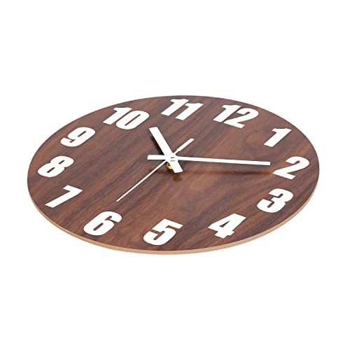 Diyzon Luminous Wall Clock, 12" Silent Battery Powered Wall Clock, Visible Even At Night, Suitable For Kitchen, Office, Bedroom #TOP3