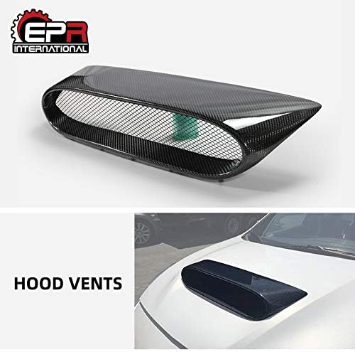 for 2014-2018 Mazda 3 MPS 3Dr 5Dr Hatch Hatchback ZR Style Carbon Fiber Large Hood Scoop Vents