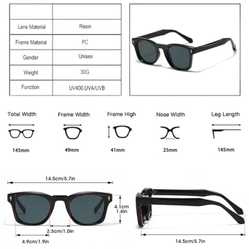 Lunettes de soleil UV400 avec verres dégradés anti-reflets - 7