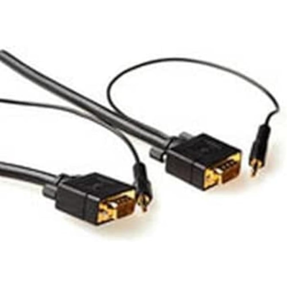 Advanced Cable Technology 5m VGA + 3.5mm 5m VGA (D-Sub) + 3.5 mm (1/8") VGA (D-Sub) + 3.5 mm (1/8") Nero cavo HDMI