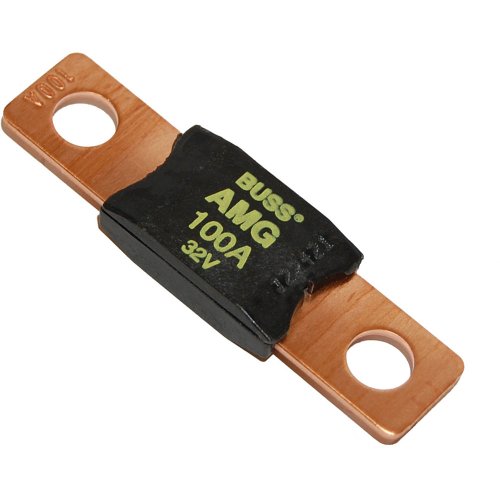 FHEV/PHEV - 12V Battery Voltage Low Or Discharged With DTC U3003:62 Stored In The DC/DC - 2020-2023 Ford Escape, 2021-2023 Lincoln Corsair, 2022-2023 Maverick 4 Blue Sea Systems 5101 FUSE MEGA 100-AMP 32V, blue/sea