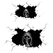 KKPLZZ 2 pièces Halloween 3D Autocollants effrayants, Autocollants Squelette Autocollant de fenêtre de crâne Halloween Autocollant Mural étanche pour fenêtre de Voiture décoration de la Maison