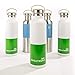 BREATHURE Green Mountain >Pianta Un Albero X Ogni Bottiglia >La Sola Borraccia Inox SCRIVIBILE 750 ml Termica Doppia Parete >Unica Zero BPA BPS FTALATI PRO-Ossigeno >Eco sostenibile >Garanzia a Vita