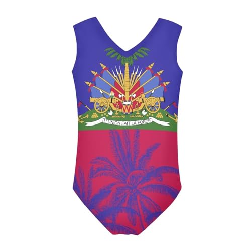 Image of Mumeson Girls One Piece Swimsuits Lightweight V-Neck Swimwear Bathing Suits for Little Girls 3-14 Years