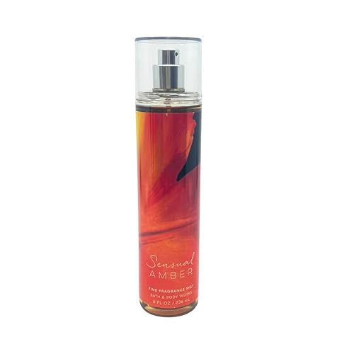 Miniatura 6 de Bath & Body Works Sensual Amber - Paquete de 3 piezas - Paquete de regalo para vacaciones - Gel de ducha de 10 onzas - Bruma de fragancia fina de 8