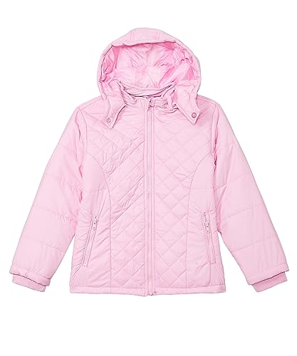 Image of Amazon Brand - Symbol Girls Girls Quilted Winter Jacket with Detachable Hood | Age 2-12 Years