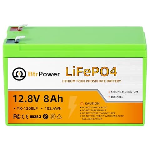 12v 8ah lithium battery,with10A bms,for light. Cover
