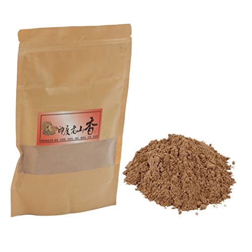 Nunafey Type d'encens Poudre de Bois de Santal, Poudre d'encens de Bois de Santal Pur Naturel Profitez de la Paix pour Un air Pur pour la méditation Bois de Santal Indien Cover