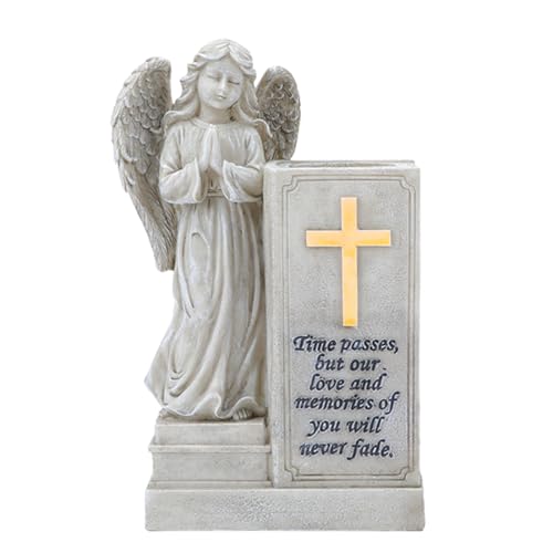 Statue d'ange fluorescent et décoration de jardin extérieur - 8