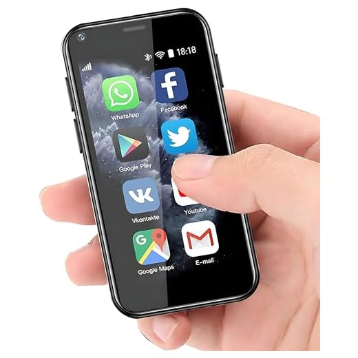 Hipipooo Super Small Mini Smartphone 3G Dual SIM Mobile Phone 1GB RAM 8GB ROM Android 6.0 Unlocked Kids Phone Pocket Cellphone (Black)