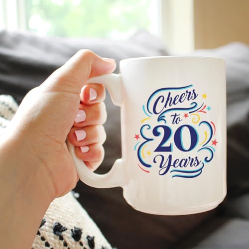 Taza de cerámica blanca de 15 oz Bevvee miniatura 3