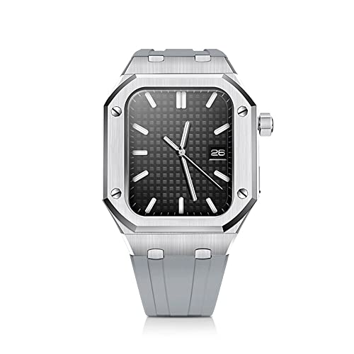 Kit de modification boîtier luxe 44 mm pour Apple Watch band iWatch 6 5 SE