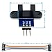MTDELE 12Pcs IR Sensor IR Infrared Slotted Optical Optocoupler Module 3.3V to 5V Photo Interrupter Sensor Compatible with Arduino