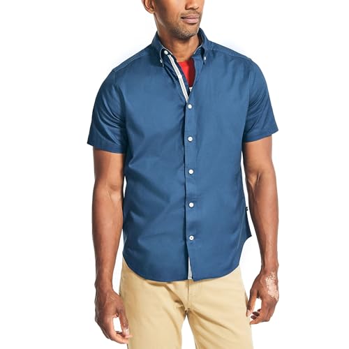 Nautica Men's Oxford Short-Sleeve Shirt