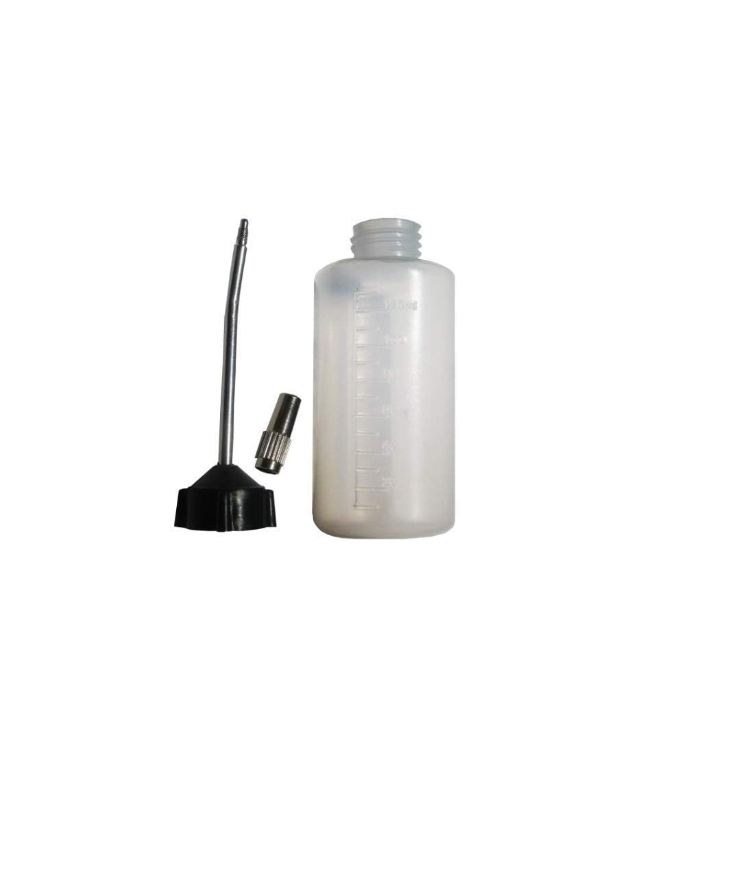 Lubricant Oil Can plastic Body for Car Multipurpose Oil Can Manual Dispenser Sewing Machine Plastic Bottle 120ML Oil Long Tip Oil Bottle with Screw on Cap Long Angled Spout for DIY Craft(120ML BLACK) 4