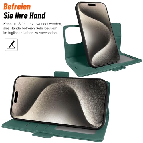 Coque iPhone 15 Pro Max magnétique et détachable avec support - 7