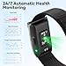 SGJIK Smart Health Wristband, All Weather Activity & Fitness Tracker with 120+ Sports Step Calorie Counter, Heart Rate Monitoring, 1ATM Waterproof, Free App & Lifetime Updates, 2 Pack Bands(Black)