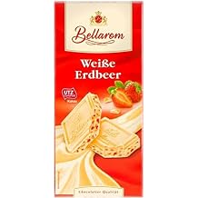 Bellarom White Chocolate with freeze dried strawberry pieces