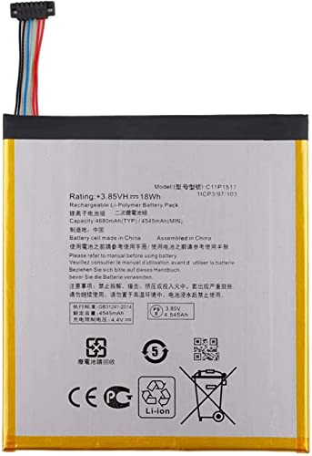 Batterie C11P1517 pour ASUS ZenPad 10 Z300C Z300CG Z300CX de rechange 3.85V 18Wh