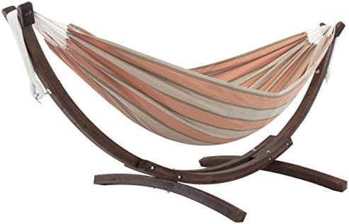 Vivere Double Premium Outdoor Fade and Weather-Resistant Hammock ...