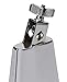 Latin Percussion Cowbell, Chrome, Black Beauty Sr. DLX, 5 1/2
