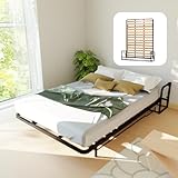Wallbedking Cama Abatible Clásica Vertical 150x200 - Mecanismo Pistón a Gas, Soporta hasta 350kg, Diseño Ahorro de Espacio, Fácil Ensamblaje, Compatible con Colchones Estándar (hasta 30cm)