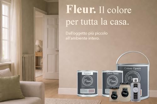 Fleur Designer's Paint | Pittura Chalk Paint Opaca, 2,5 L, Senza Carteggiare, Multisuperficie, Colore F22 Elegant Rose, Effetto Gesso, Per Pareti E Mobili, Extra Opaco, Ad Acqua, Made In Italy - 7