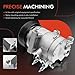 A-Premium Air Conditioner AC Compressor with Clutch Compatible with Ford Ranger 2.5L 2013-2015 Gas, Ranger 2.2L 2015 Diesel Turbocharged