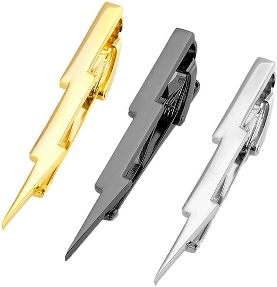 Men's Women's Glossy Shaped Tie Clips