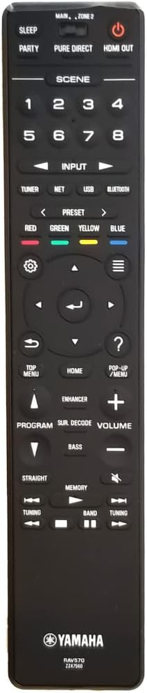 NTQinParts Replacement Remote Control Controller for Yamaha CX-A5000 CXA5000 Home Theater Processor