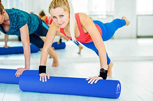 Image of Bodylastics EVA Dotted Foam Roller for Deep Tissue Massage, Relief from Sore Muscles Pain, Pre & Post Exercise Fitness Workout Sessions (Blue, 60cms)