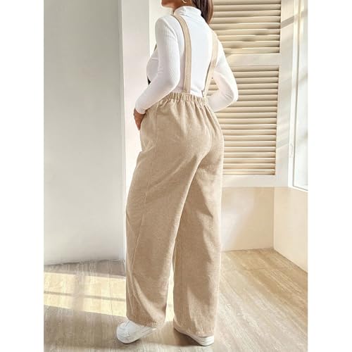 Salopette de grossesse velours côtelé extensible jambe large Bottone - 4