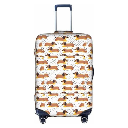 Housse de voyage motif chiot pour protéger votre grande valise en vacances