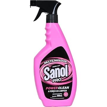 Desengraxante Power Clean, Sanol Pró, 500ml, Rosa