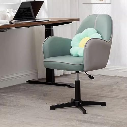 Chaise de bureau ergonomique en cuir synthétique vert avec dossier confort - 3