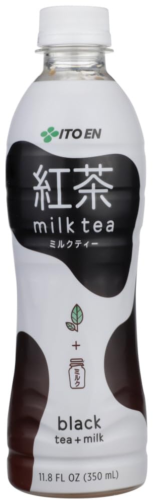 Ito En Black Tea + Milk Milk Tea, 11.8 Fl Oz (Pack of 12)