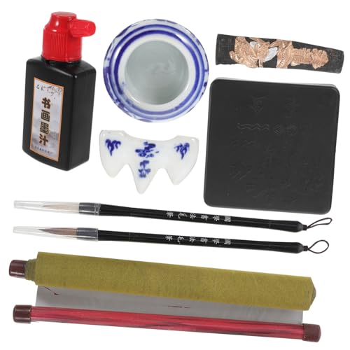 Housoutil Learn Calligraphy Set Beginner Kit Chinese Calligraphy Writing Cloth for Household Study