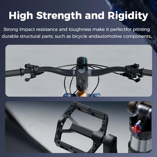 Image of Creality Hyper PA6-CF Carbon Fiber Nylon Filament 1.75mm 1KG, 3D Printing Material Halloween Gifts with Engineering-Grade Strength, Heat Resistant, Low Warp for Functional Prototypes&Industrial Parts