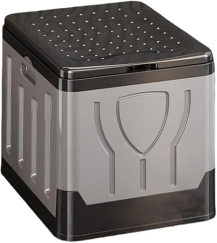 Rutexc ポータブル折りたたみトイレ、軽量でコンパクトな折りたたみ式緊急準備キット、持ち運び簡単、組み立て簡単、大容量、ゴミ袋12枚付き、人間工学に基づいたデザイン、車中泊、地震、災害、アウトドア、台風、洪水、断水、介護などの災害時に適しています。