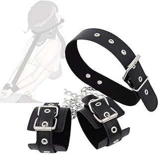 Pulsera De Cuero Negro Collar para Mascotas, TamañO Ajustable, Equipo De Fitness úNico, Adecuado para Principiantes - K18